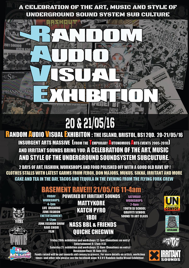 Flyer for RAVE 20-21 May 2016