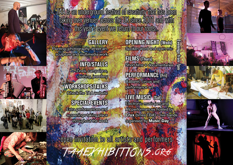 TAA London 2017 flyer front