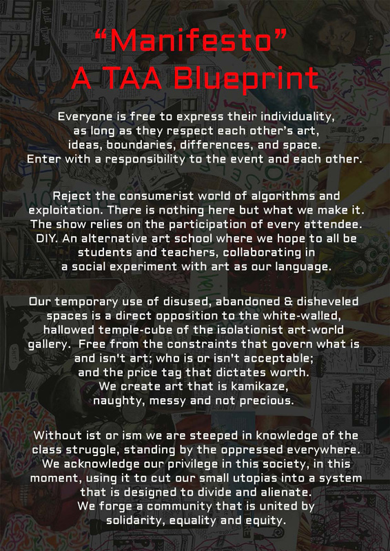 TAA London 2022 flyer back