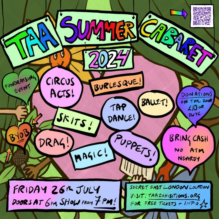 TAA summer cabaret flyer